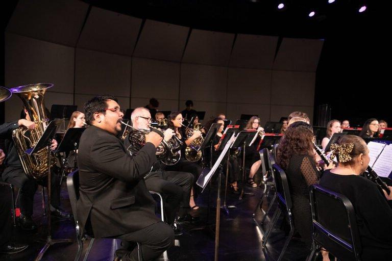 Jeremy Chabarria playing at the HSU Concert Band 2023 Fall Concert